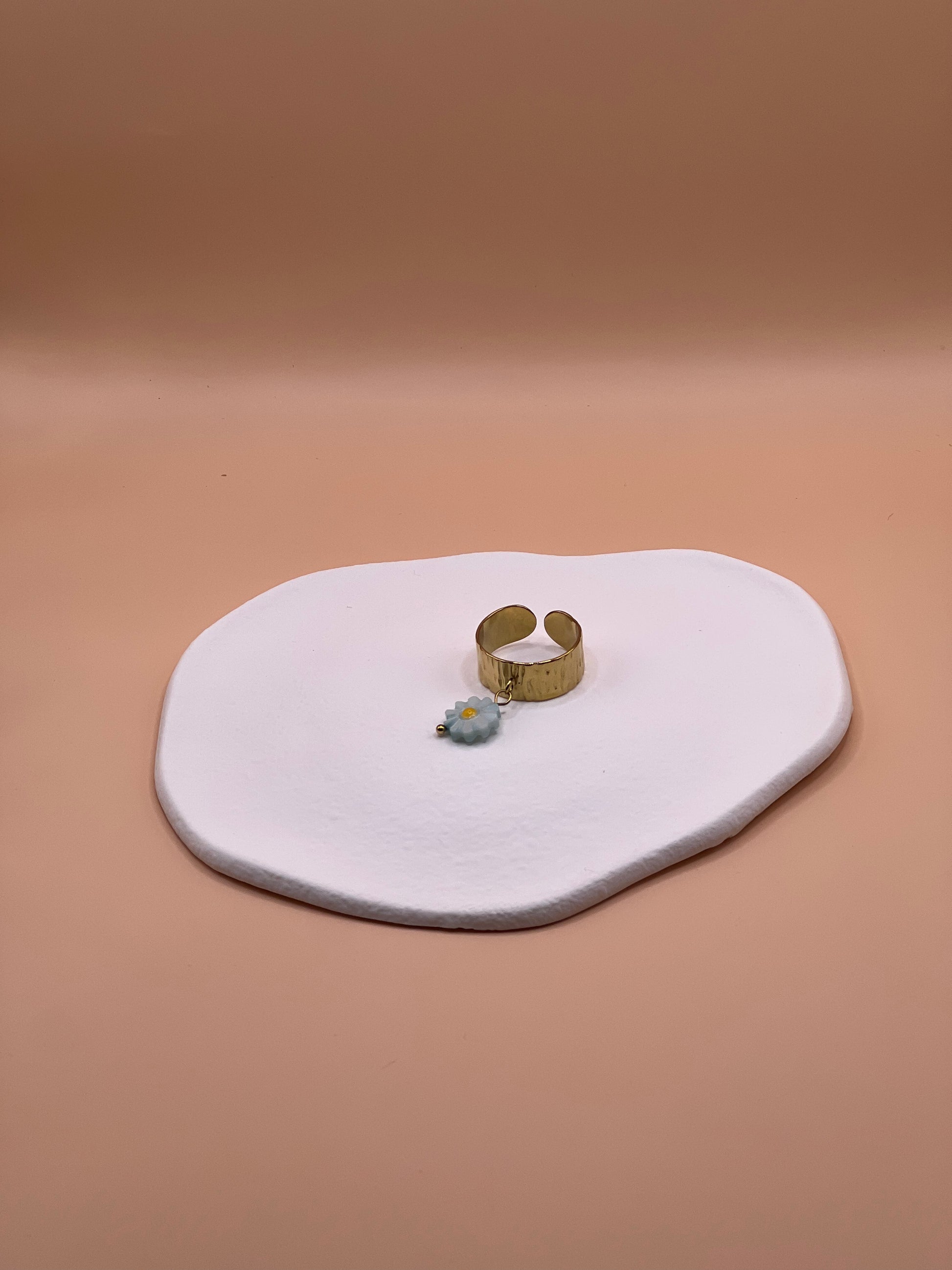 Bague breloque fleur