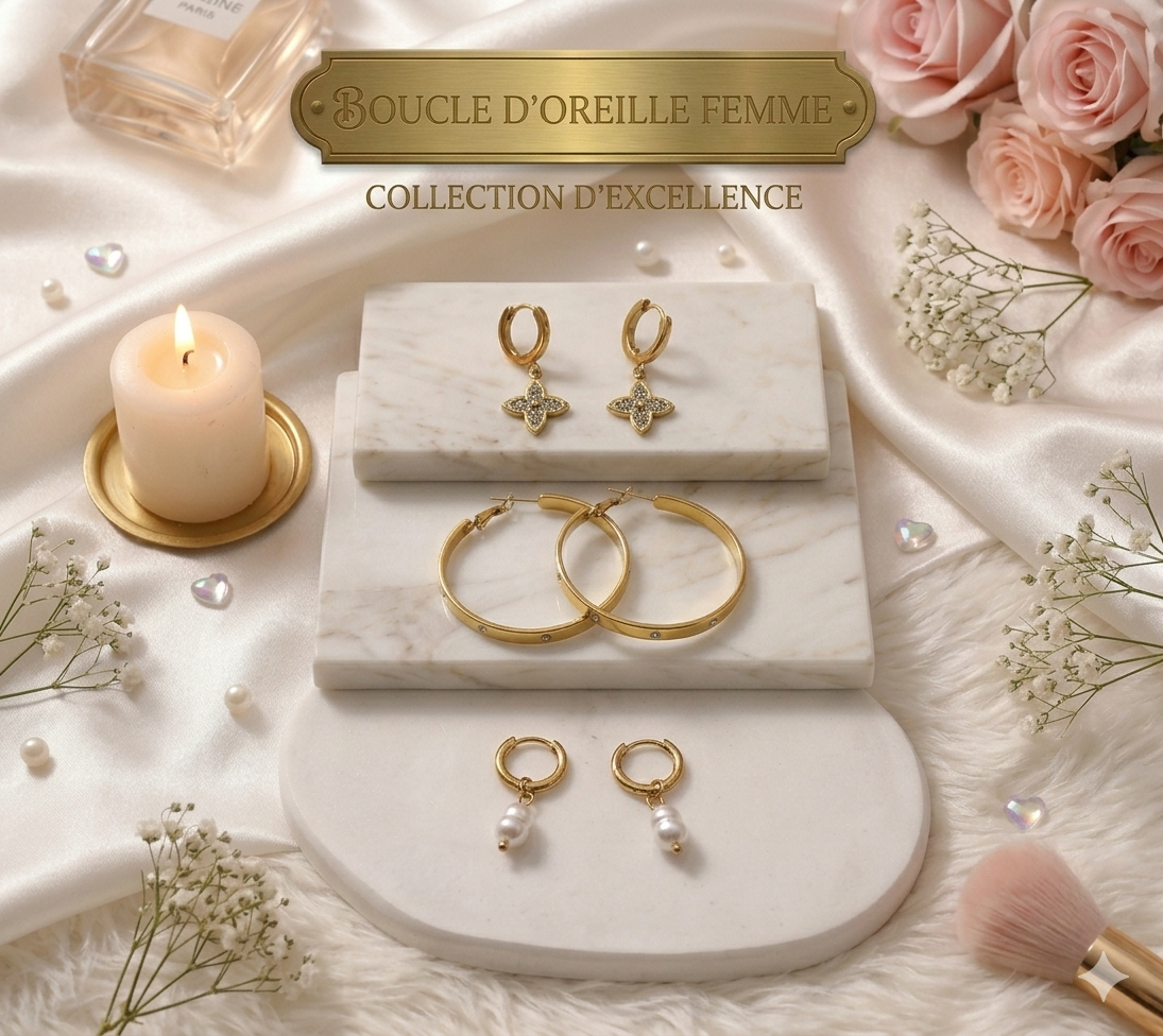 Boucles d'oreilles femme