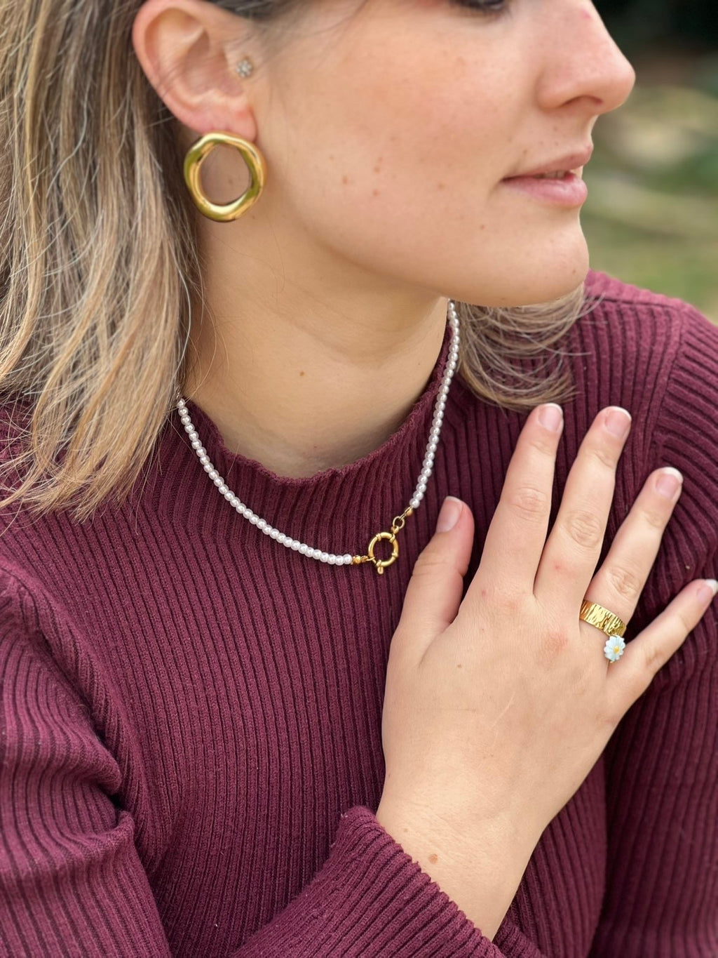 Boucle d'oreille Pauline