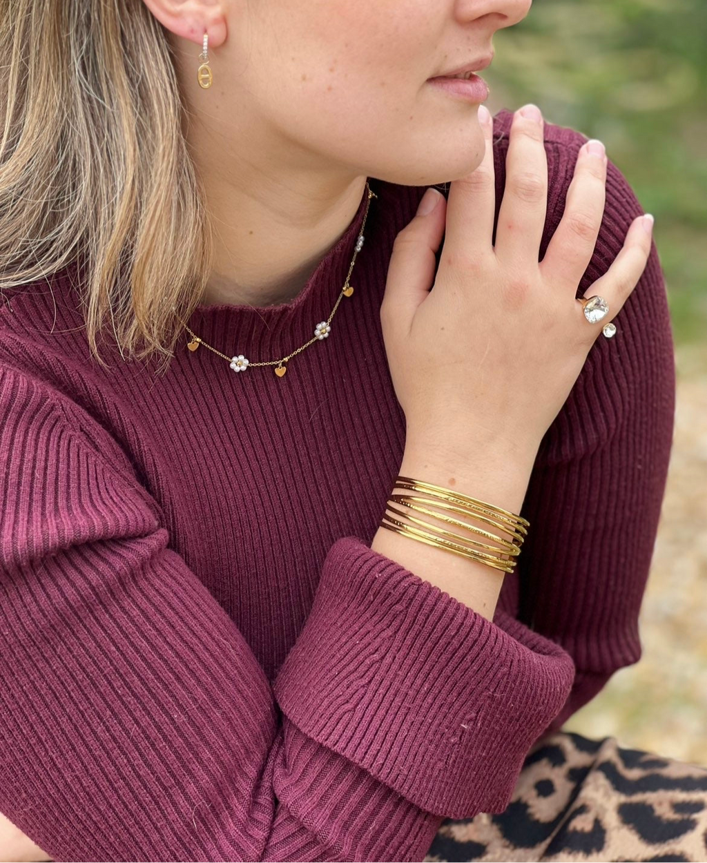 Boucle d'oreille Bella