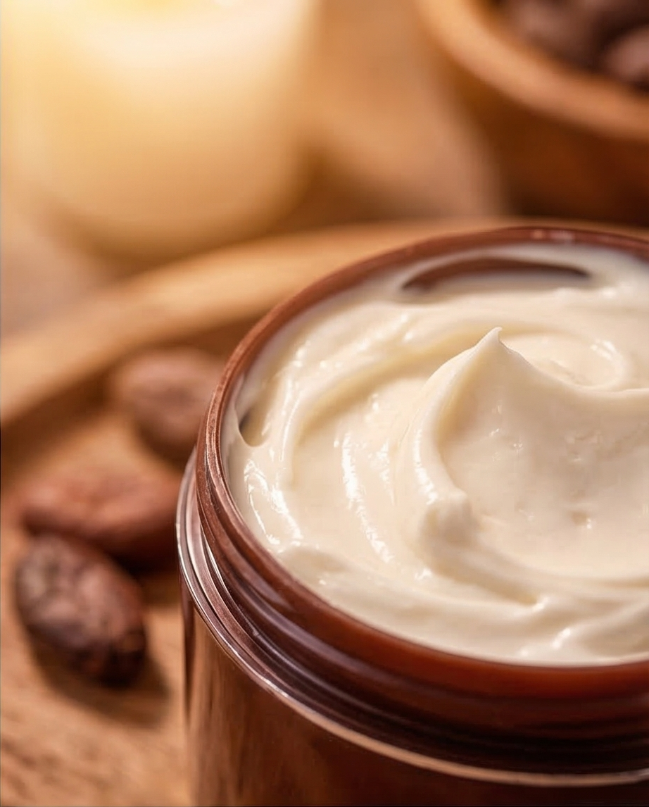 Crème Visage Nourrissante au Beurre de Cacao