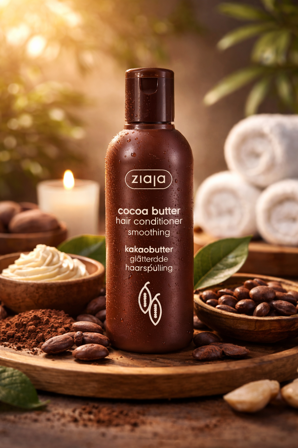 Après-shampooing lissant beurre de cacao
