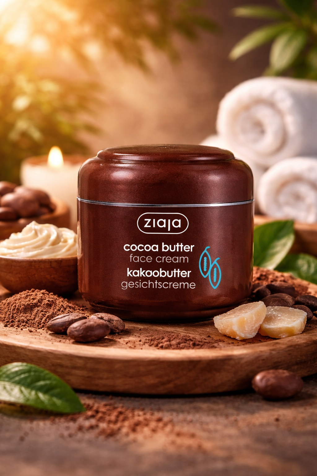 Crème Visage Nourrissante au Beurre de Cacao