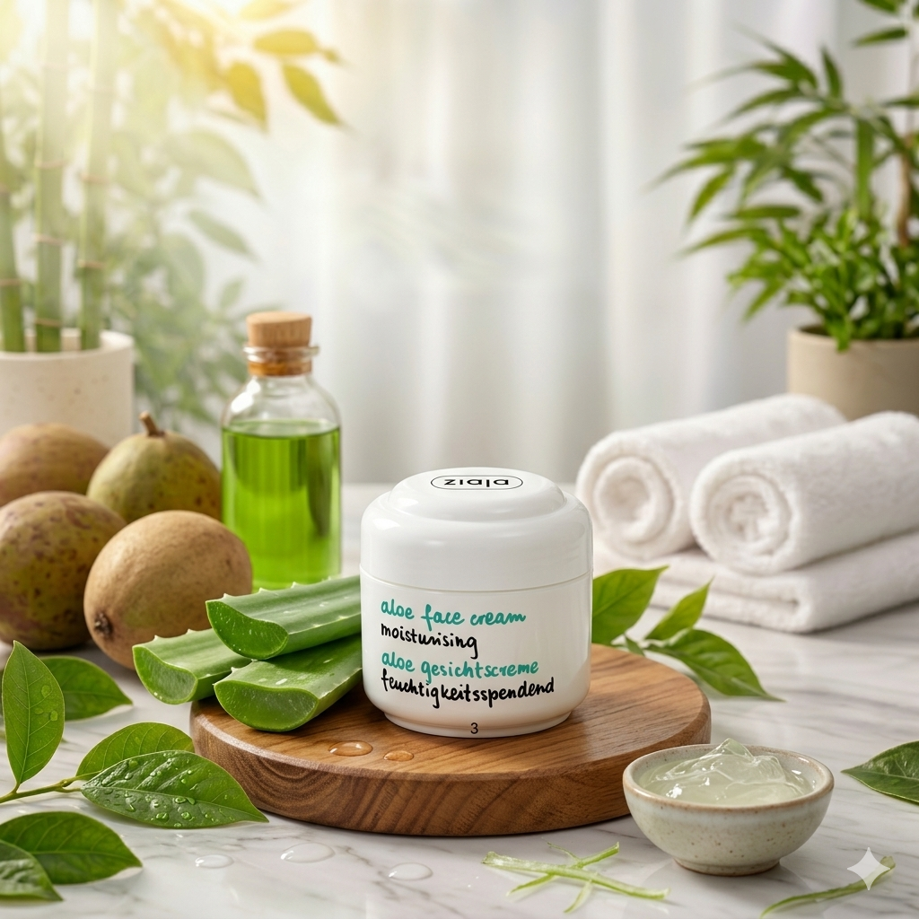 Crème Visage Hydratante à l'Aloe Vera