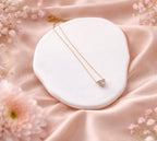 Heart crystal necklace