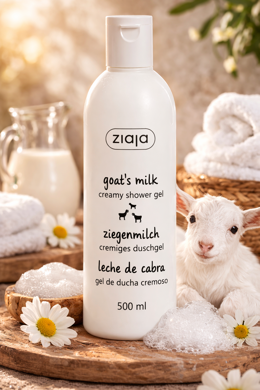 Gel Douche Crème au Lait de Chèvre