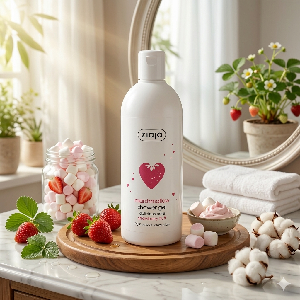 Gel Douche Marshmallow & Fraise