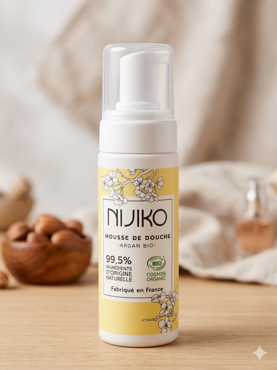 Mousse de douche Argan Bio