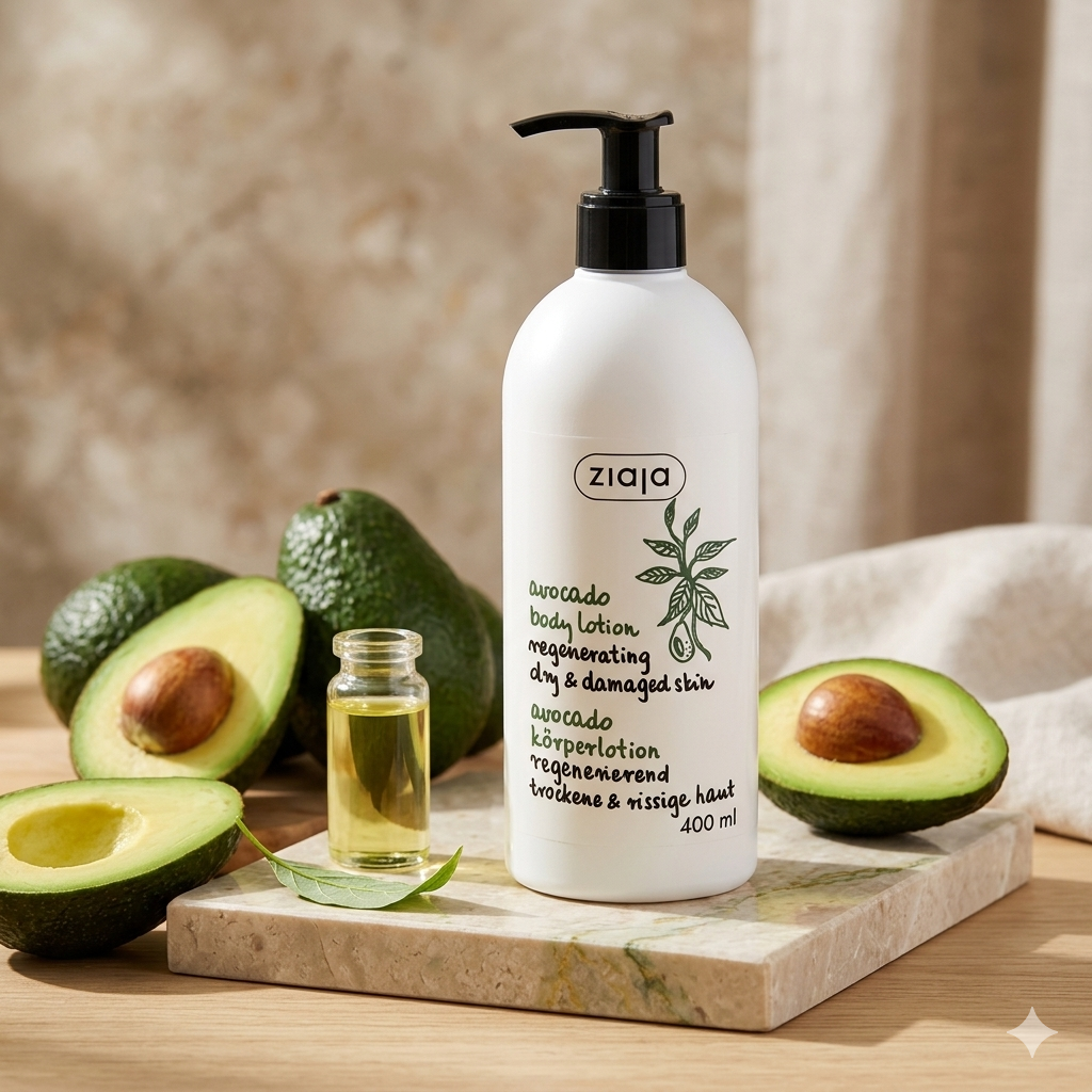 Lait corps réparateur à l'avocat