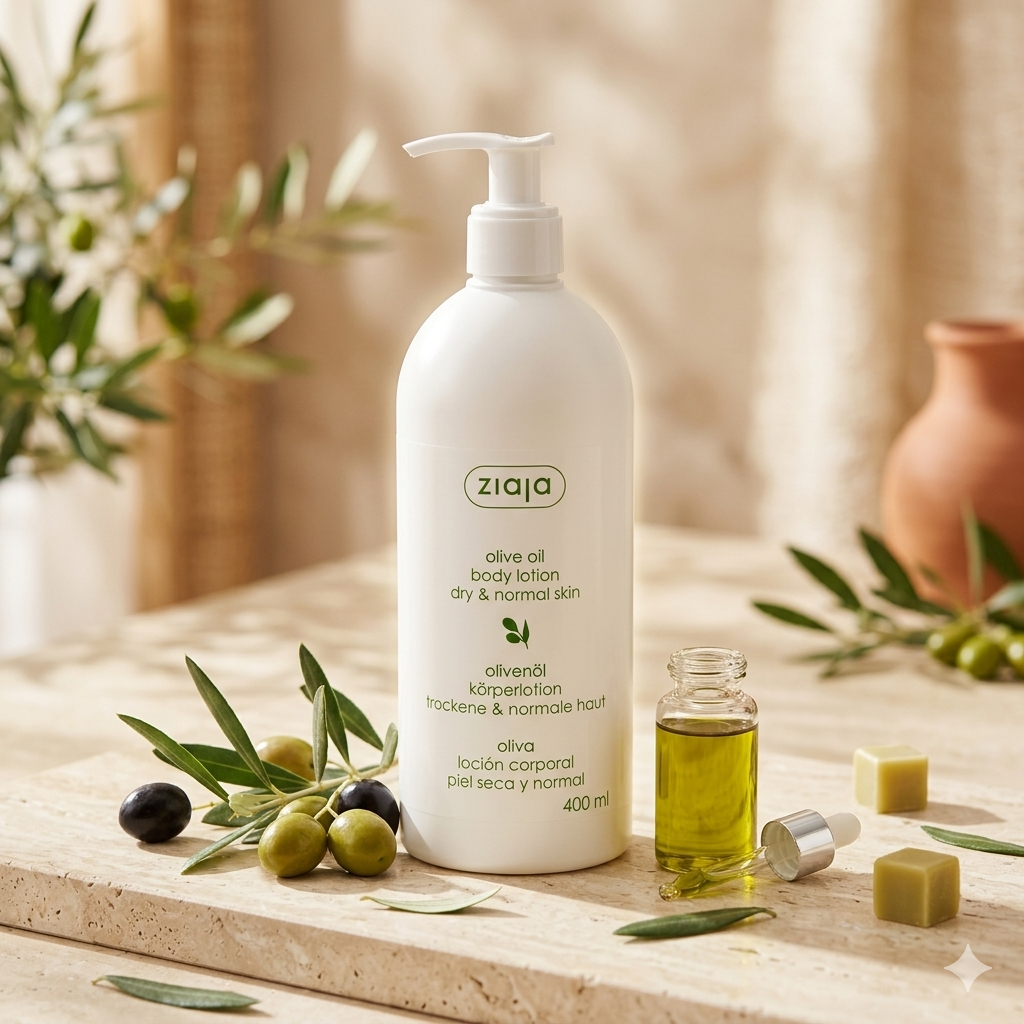 Lait corps hydratant à l'huile d'olive