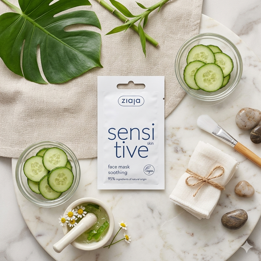 Masque apaisant pour peau sensible