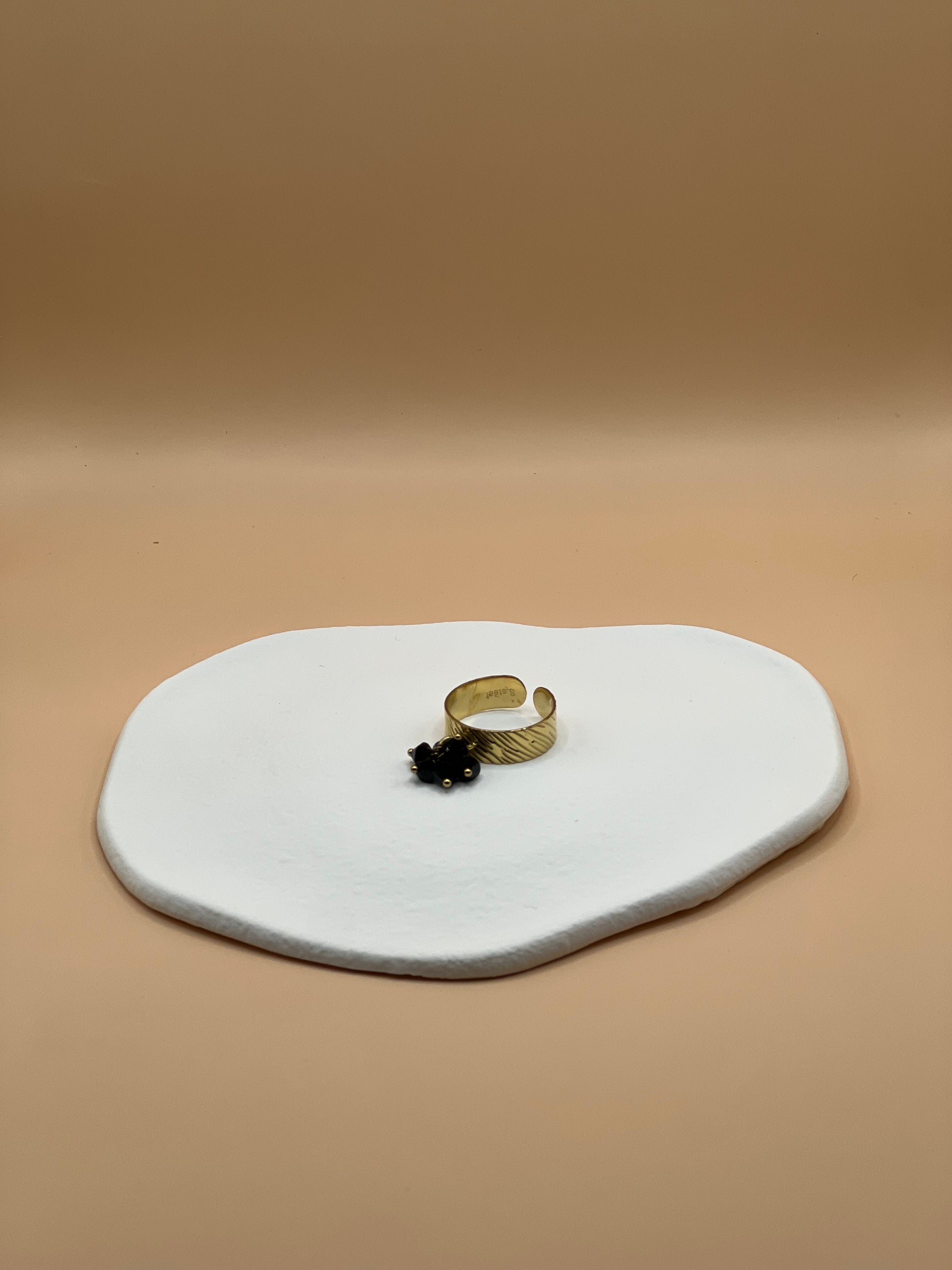Bague effet zébrée