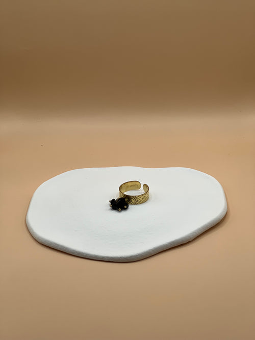Bague effet zébrée
