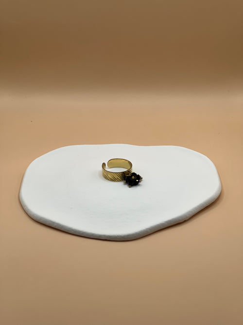 Bague effet zébrée