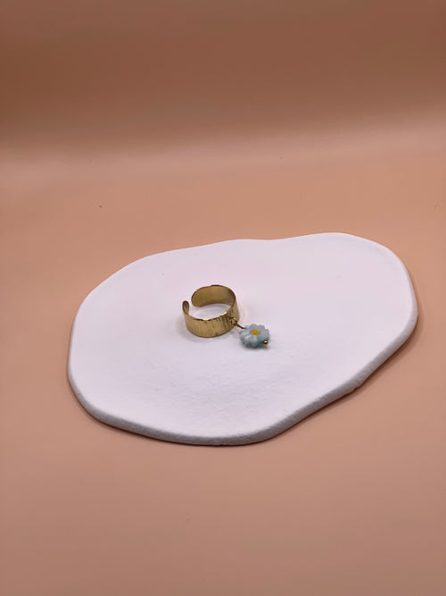 Bague breloque fleur
