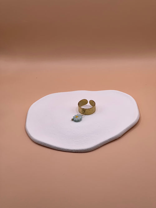 Bague breloque fleur