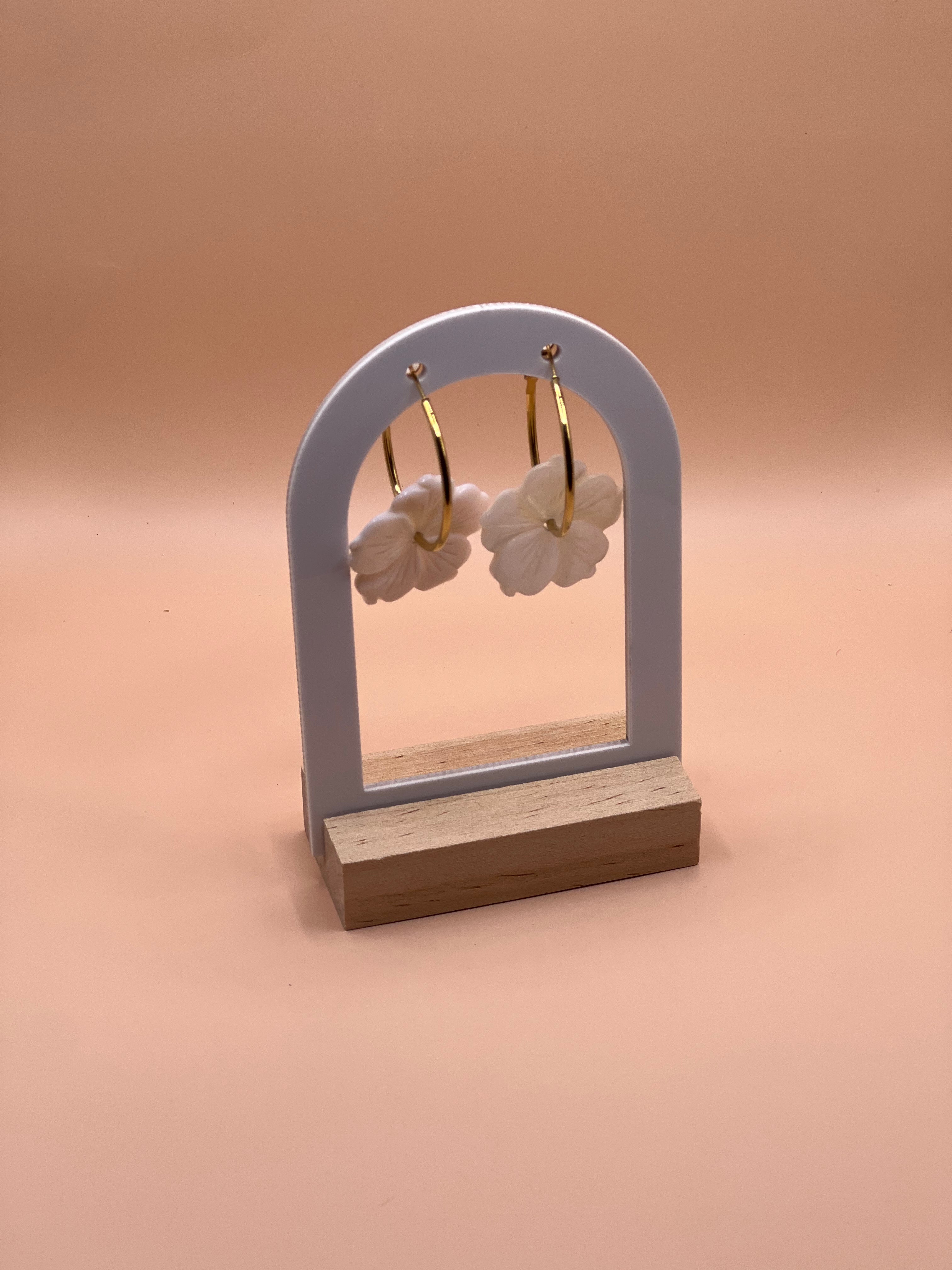 Boucle d'oreille Flora