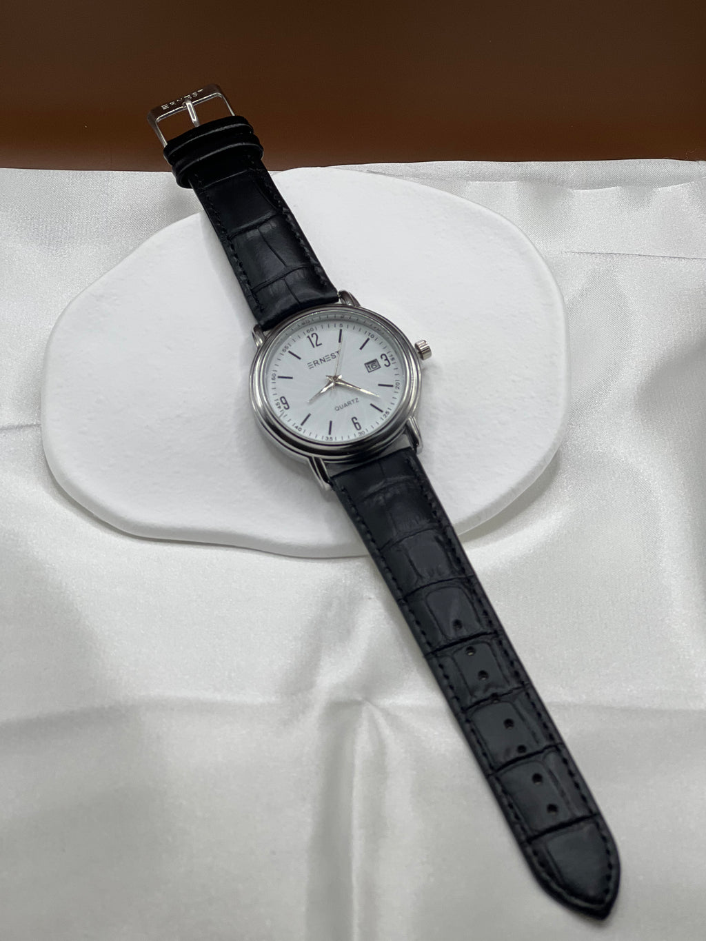 Montre homme cuir