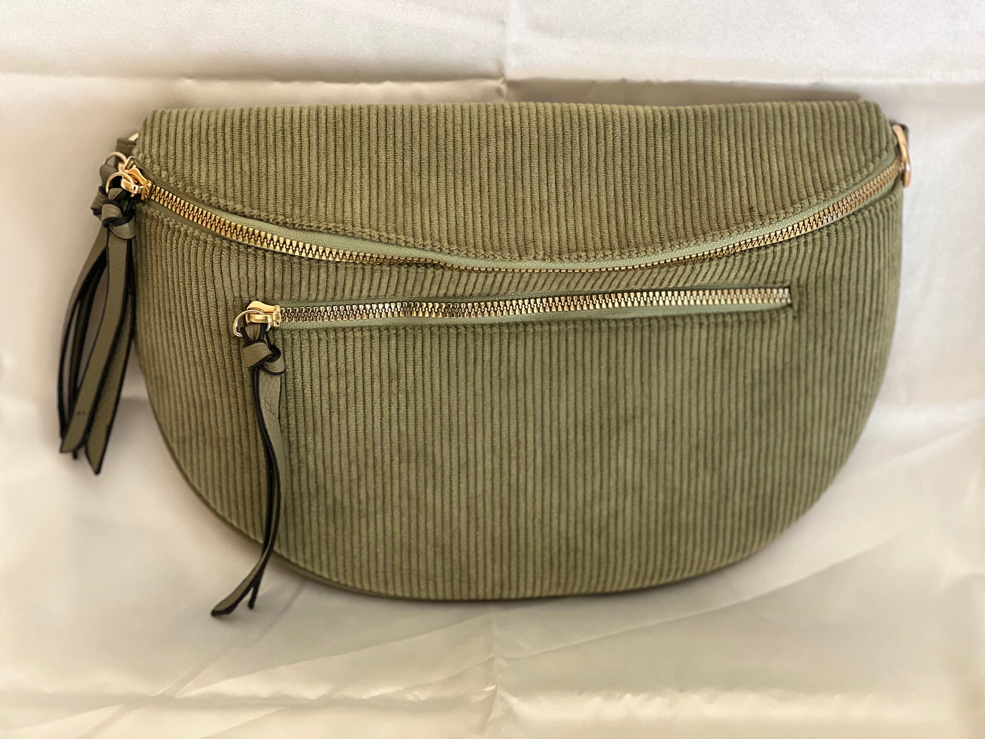 Sac banane velours