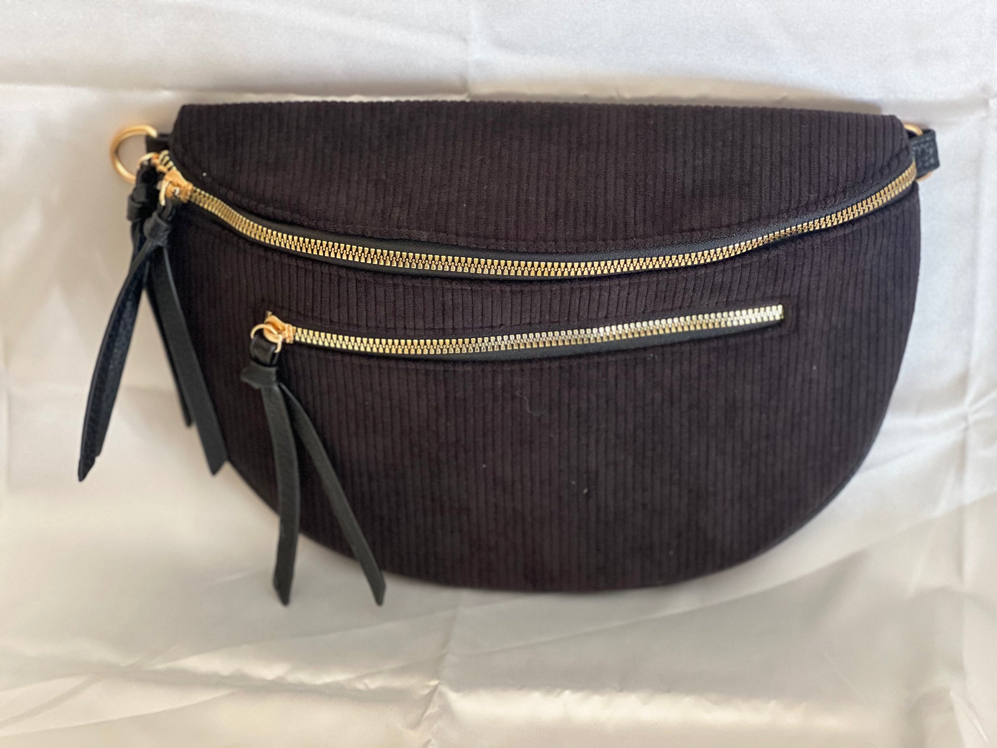 Sac banane velours