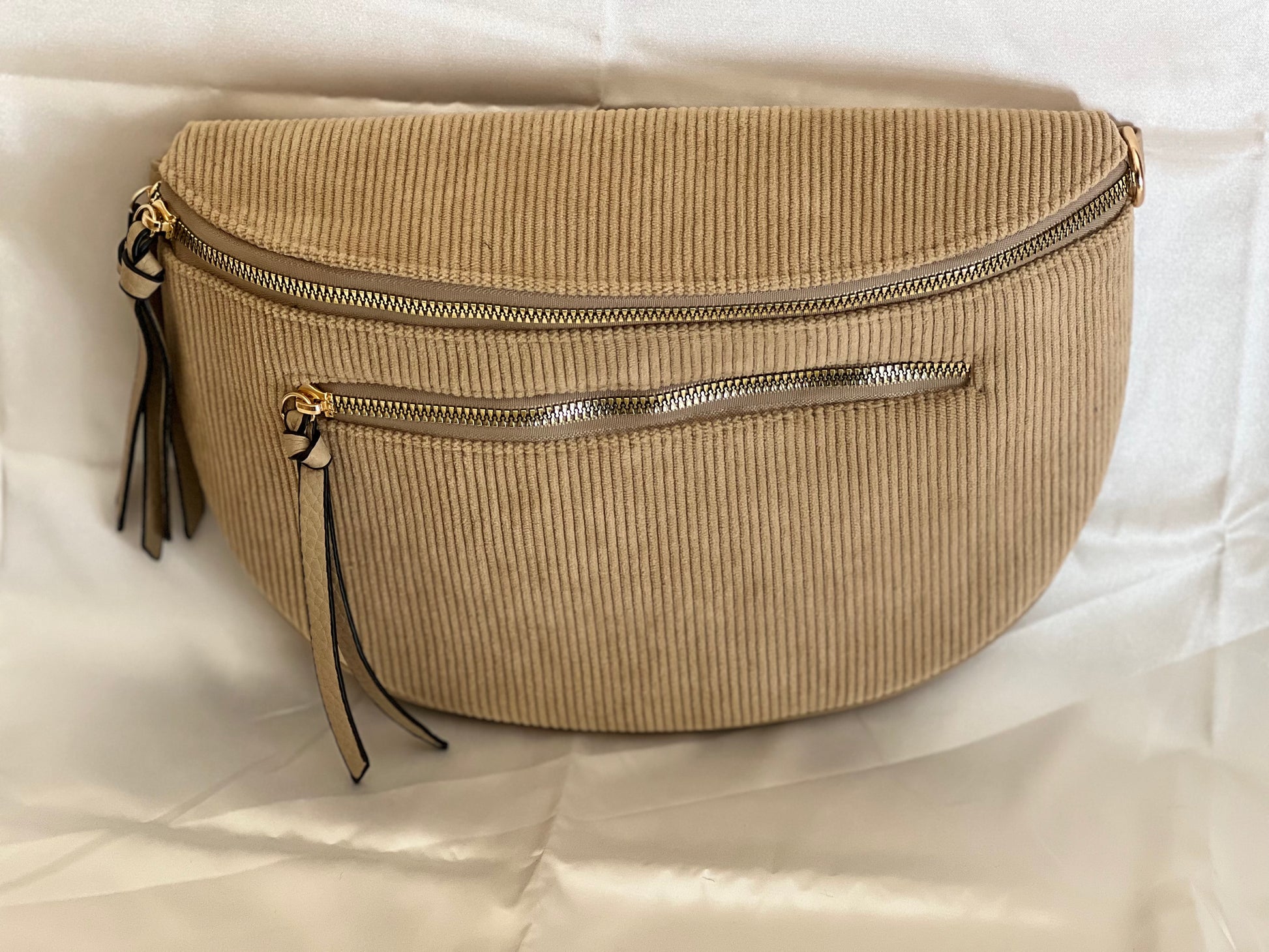Sac banane velours