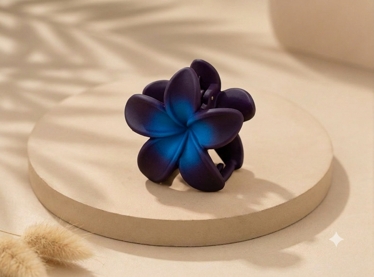 Pinces à Cheveux Fleur de Monoï