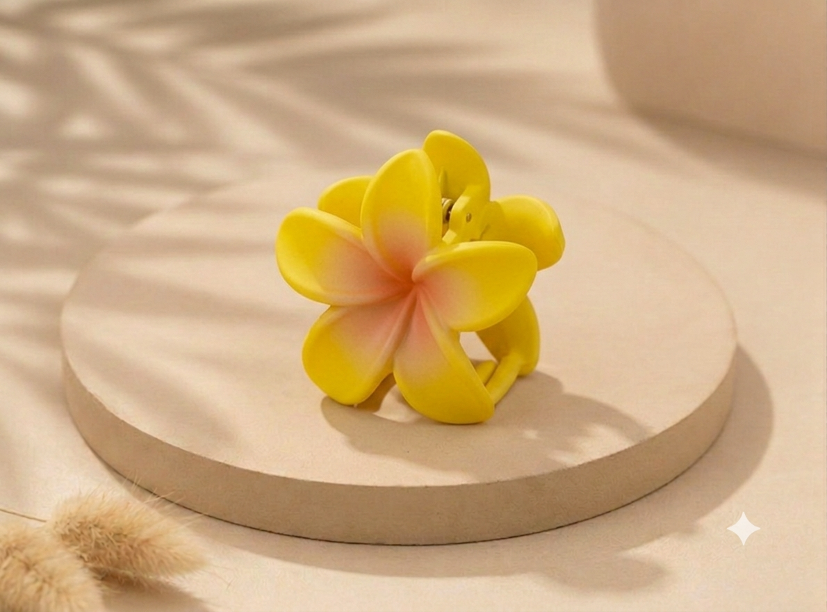 Pinces à Cheveux Fleur de Monoï