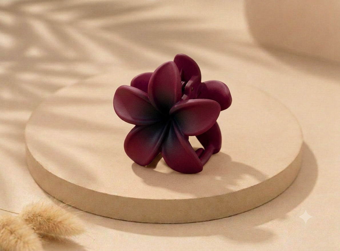 Pinces à Cheveux Fleur de Monoï