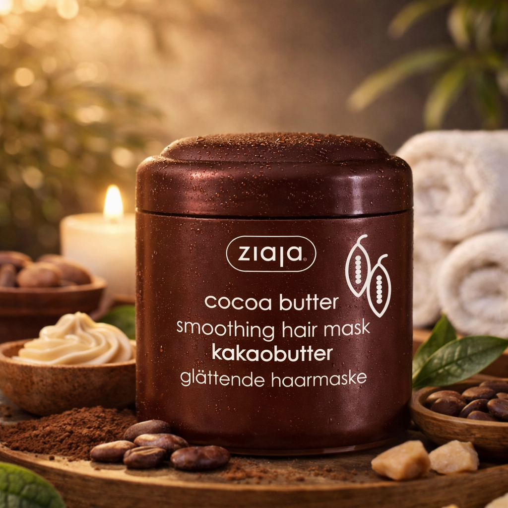 Masque Cheveux Réparateur & Lissant au Beurre de Cacao