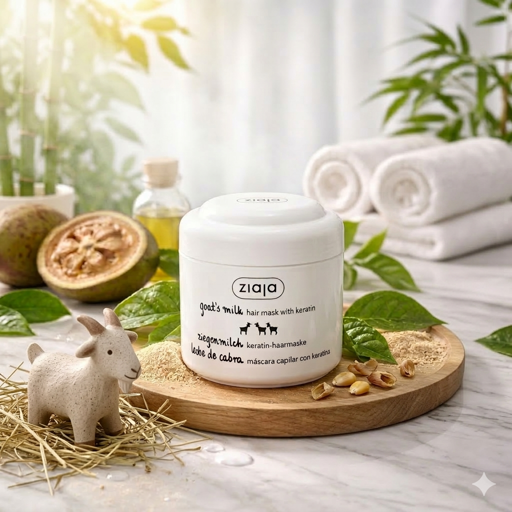 Masque Cheveux Régénérant au Lait de Chèvre & Kératine